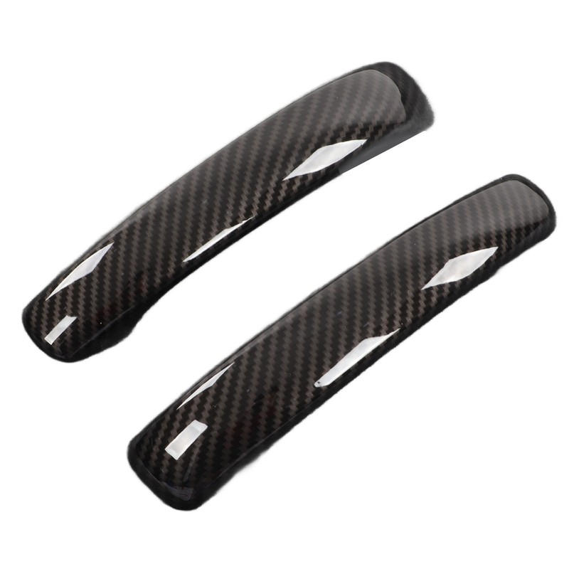 Car Exterior Door Handle Cover Carbon Fiber Style Replacement for