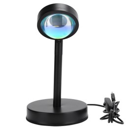 Sunset Light 180° Rotating Sundown Pattern Projection Floor Lamp USB Powered Nightlight