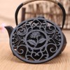HwaGui Japanese Cast Iron Trivets Round Trivet with Rubber Pegs