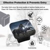 Swono 2 inch Tow Hitch Cover Black Horse Pattern Rubber