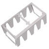 BBQ Skewer Rack Lightweight Portable Sturdy Structure Stainless Steel Wear