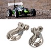RC Trailer Hooks 2Pcs 0.7x0.5in - Aluminum Alloy Winch Tow