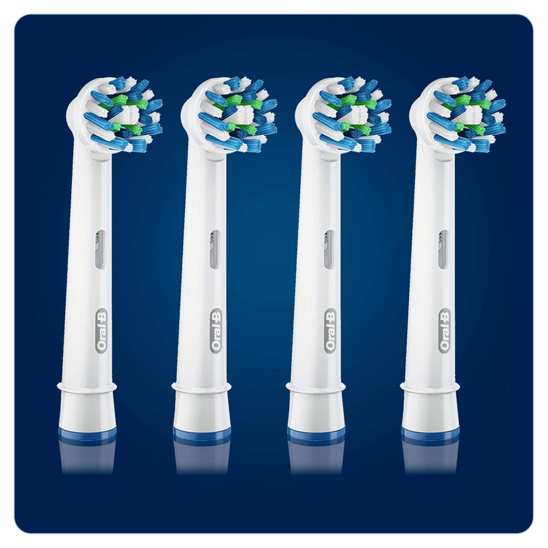 Oral B Cross Action Electric Toothbrush Replacement Brush Heads Refill,