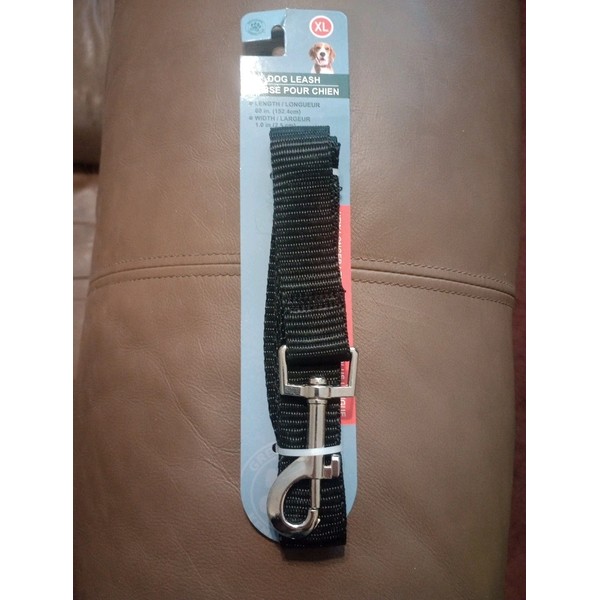 Dog Leash New XL Black 60 Inch