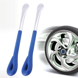 motion pro tire spoon + 2Pcs Stainless Steel Motorcycle Bicycle Lever Tool Spoon Tire Wheel Replacement Repair Set Silver Blue Professional Tools Universal