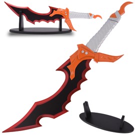 sanshimoxing 21.8" Jinwoo Sung Sword Metal Kasaka's Knight Killer Sword Suitable for Cosplay Decoration, not Sharp