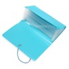 BTSKY Expanding File Folder - Blue, Plastic, 10.2in x 1in