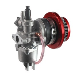 Air Filter Stack Carburetor for 2 Stroke 47cc 49cc Mini ATV Quad Dirt Pocket Bike (Red)