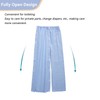 Siomlana Men's Tear Away postoperative Nursing Pants with Magic Stick,