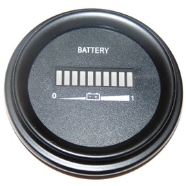 PRO24RC 24 Volt Battery Indicator, Meter, Gauge - Golf Cart, Forklift