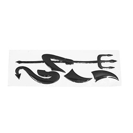 sourcing map Car Devil Demon 3D Reflective Sticker 1pc for Car