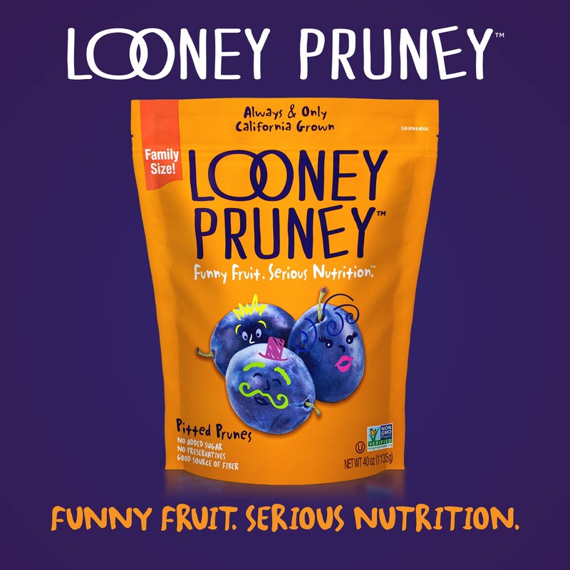Looney Pruney Pitted Dried Prunes for the Family | Always