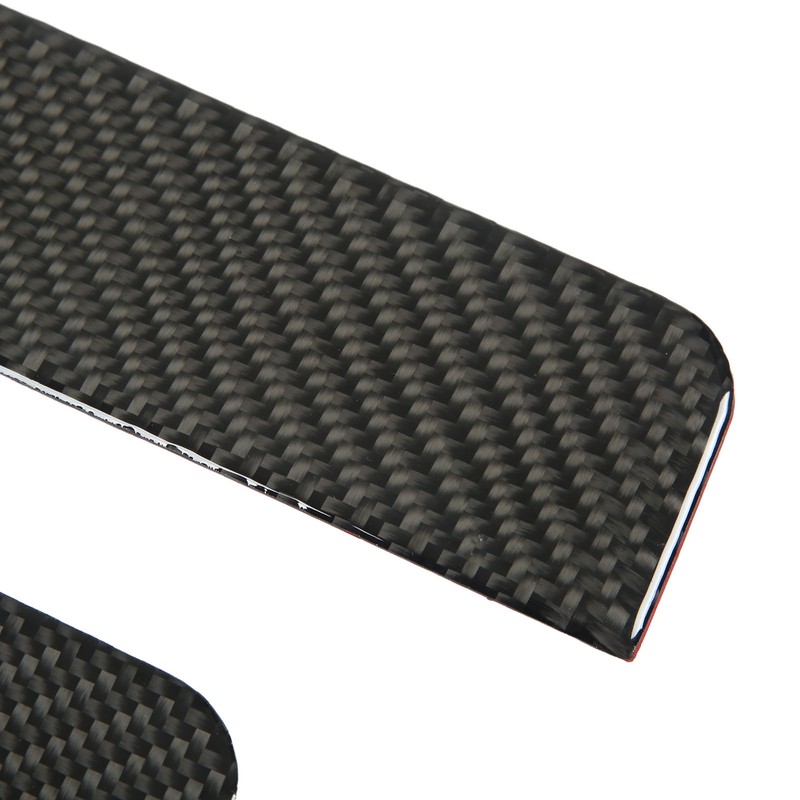 Rear Armrest Box Panel Trim Real Carbon Fiber Decoration Replacement