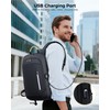 Lekespring Slim Laptop Backpack for Men, 15.6 Inch Expandable Business
