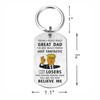 Mataly Dad Keychain Gifts from Daughter Funny - Awesome Like