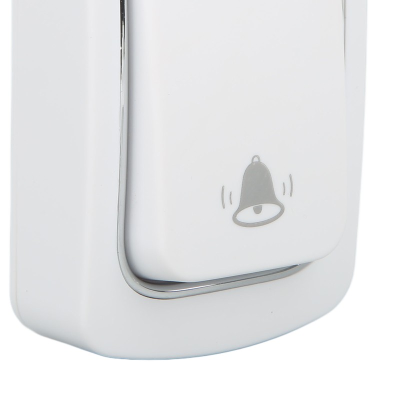 Self Powered Doorbell Set 2 Transmitter Long Range 38 Ringtones