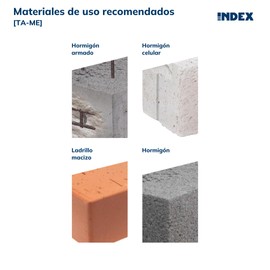 Index Fixing Systems ta-me Expansion Taco Metallic, Set of 4 Pieces, BZTAME08060