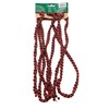 Kurt Adler 9-Foot Red and Gold Bead Twisted Garland