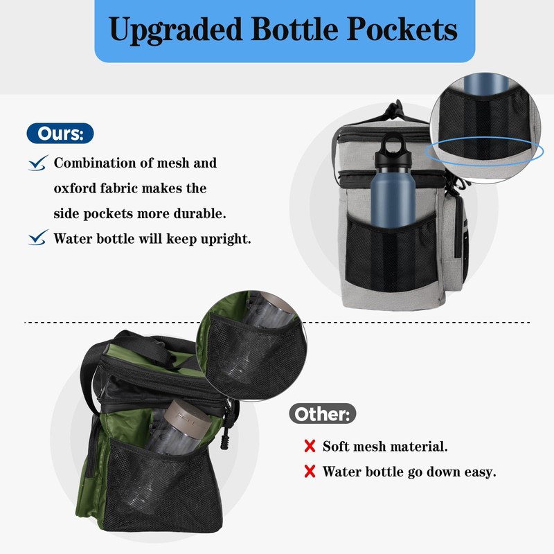 Lunch Box Cooler Bag - Tactical Insulated Lunchbox for Men