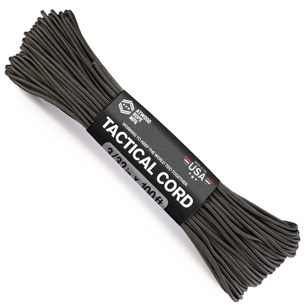 275 Cuerda táctica de paracaídas de 3/32 pulgadas x 100