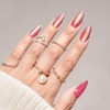 CloudTrip 30 Uñas Postizas Almendradas a Presión - Uñas de
