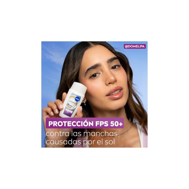 NIVEA Fluido Diario Luminous 630 Skin Glow con FPS 50,