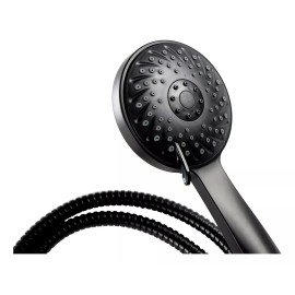 CNX Meer - Kit Con Regadera, Teléfono Y Accesorios Negro Mate