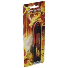OPTION No.1 HIGH POWER LIPO 1300mAh 7.4V Saddle Pack GB-0022M