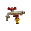 Wärmer System Outside Garden Tap with Check Valve and Wallplate