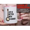 Bubble Hugs Banjo Teacher 2Tone Pink Mug 11oz - Better