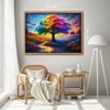 Rainbow Tree of Life Puzzles for Adults 1000 Pieces, Colorful