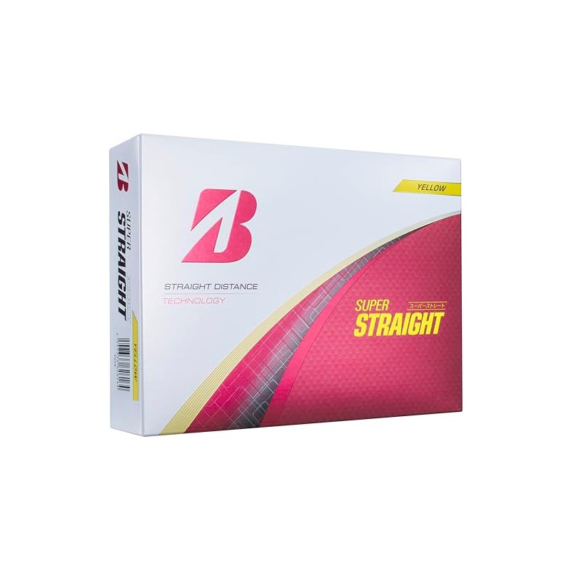 Bridgestone T5YX Super Straight Golf Balls, 2025 Model, 12 Balls,