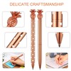 Outus Pineapple Pens Metal Ballpoint Rose Gold Pens for Graduate
