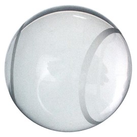 Amlong Crystal Tennis Ball Paperweight 3 inch with Gift Box