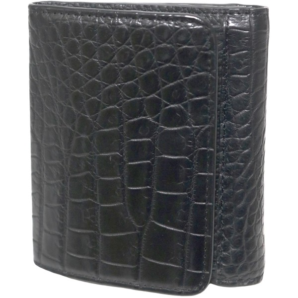 Berkut Crocodile Compact Wallet with Coin Purse for Men and