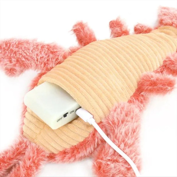 Unbranded Gravity Jumping Shrimp Shrimp Moving Toy Funny For Dog