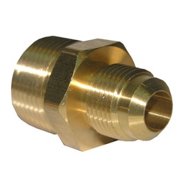 LASCO 17-4851 1/2-Inch Flare by 3/4-Inch Male Pipe Thread Brass Adapter