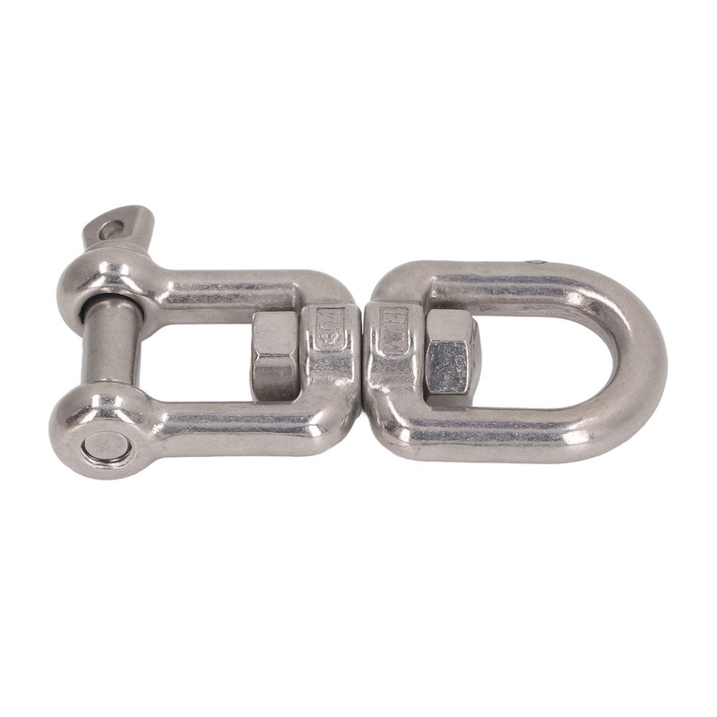 Double Jaw Shackle Professional Heavy Duty 304 Stainless Steel Rolling