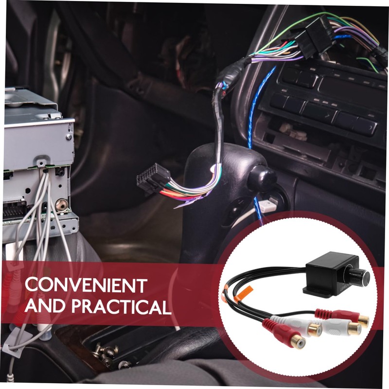 GRIRIW Bass Knob for Car Audio Universal Amplifier Level Controller