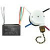YukiHalu Ceiling Fan Pull Chain Switch 3 Speed 4 Pre-Installed