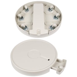 Amkoskr 15.7 inch Plant Caddy with Wheels Heavy Duty, Movable Round Rolling Plant Stand Plant Dolly with Invisible Wheels and Water Drawer