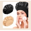 2 Gorros De Satín Método Curly Para Dormir Banda Ajustable