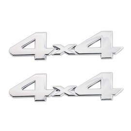 4x4 Emblems Sticker 3D Chrome Car Tuning Sticker Liberty Name Plate Sticker Replacement for SUV (Silver)