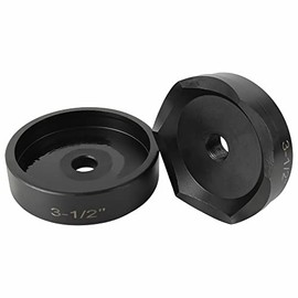AMZCNC - Perforadora de conducto y troquel de 3-1/2 pulgadas para expulsor hidráulico con rosca de 3/4"-16UN ((tamaño del orificio del conducto) 3-1/2