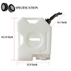 TARKII 2-Gallon Portable Water Tank, White Water Can for Vehicles