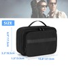 CURMIO Travel Sunglasses Storage Bag, Portable Glasses Box with Removable