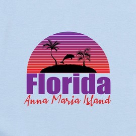 CafePress Anna Maria Island Florida Body Suit Cute Infant Bodysuit Baby Romper Sky Blue