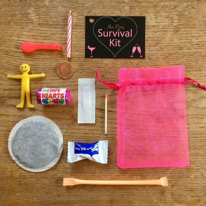 HANGOVER SURVIVAL KITS - Hen Party Bridesmaid Birthday Bride Favour