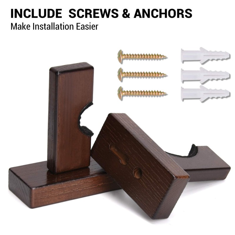 TOBWOLF 2PCS Baseball Bat Display Case, Baseball Bat Hanger Holder,
