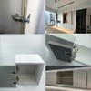 180 Degree Hinges Frameless Cabinet Doors Hinges Concealed Hydraulic Adjustable